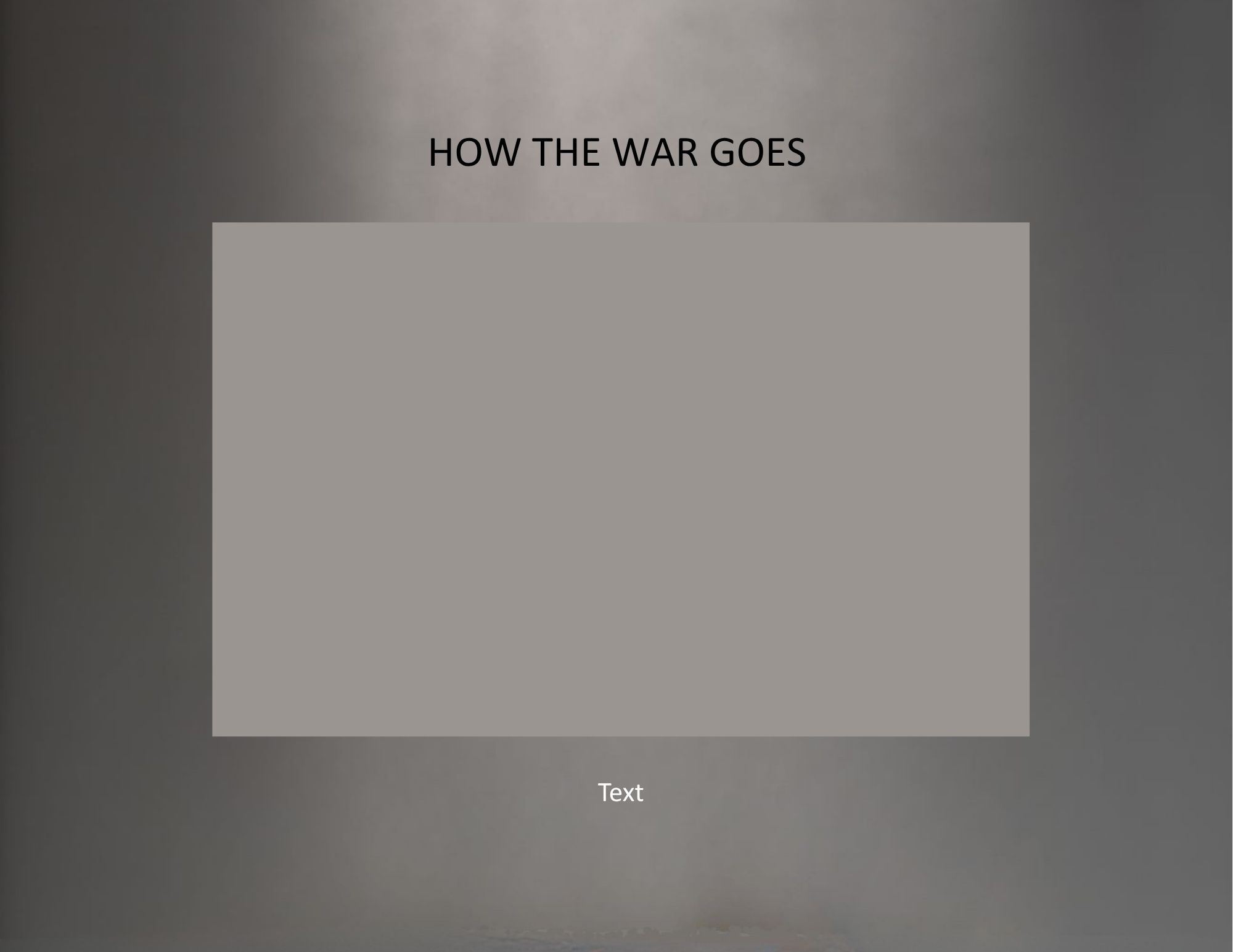 How The War Goes placeholder graphic